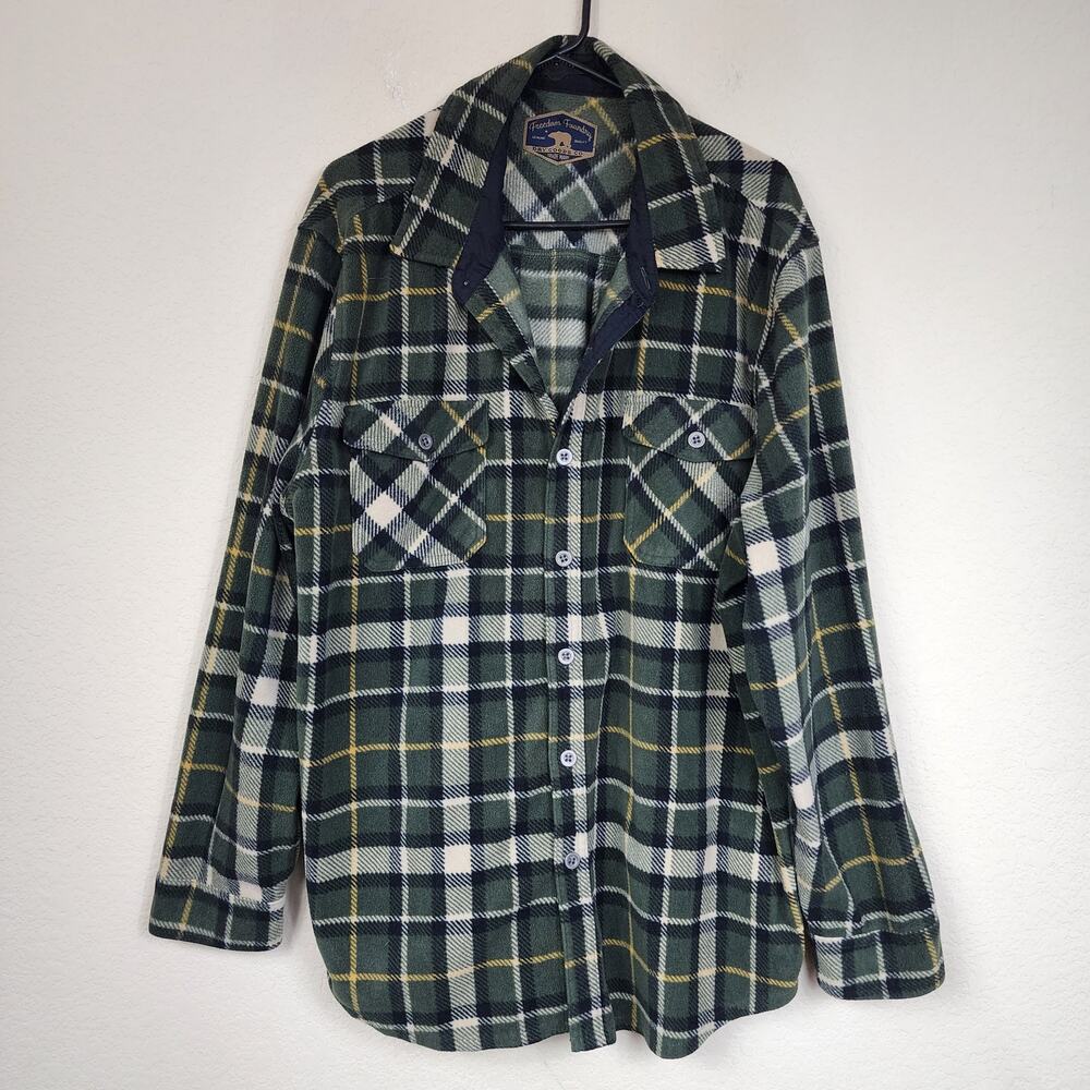 XXL Freedom Foundry Green Flannel Long Sleeve Shirt